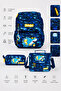 Boys' 3-Piece School Bag Set - Backpack, Lunch Bag, Pencil Case - 3