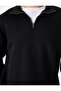 Shawl Collar Regular Fit Long Sleeve Zippered Sweatshirt - 5