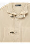 Comfortable Fit Cotton Stand Collar Jean Jacket with Metal Accessories and Closed Pockets - 8