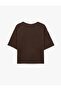 Regular Fit Crew Neck Basic Short Sleeve T-Shirt - 2