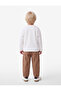 Dog Printed Cotton Crew Neck Long Sleeve Oversize T-Shirt - 2