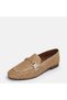 Large Size Women's Loafer Genuine Leather 41-42-43-44- Wooden Leather - 5