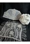 Vintage Premium Bridal Bag Bridal Fan and Bridal Handkerchief - 2