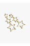 Hanging Star Shaped Earrings Large Size - 3