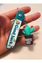 Cute Cactus Silicone Keychain Bag Ornament Toy