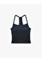 Slim Fit Basic Cross Strap Sleeveless Sports Tank Top