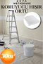 4X7.5 Meters Practical Tarpaulin Cover for Home Office, Painting, Construction, Renovation, Cleaning, Nylon, Hardwood Floors, Furniture, Goods, Dust, Dirt, Moisture Protection, Thick Packaging Nylon Tarpaulin, Moving Cover, Floor Protector, 50m² - 2