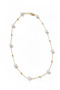 Gold Chain Pearl Necklace - 2