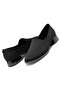 Women's Satin Special Stone Embroidered Thick Heeled Classic Loafer - 3