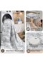 سجادة أرضية نحيفة للغاية من ايوجيلي، قابلة للغسيل ومقاومة للبقع والانزلاق، بتصميم كلاسيكي لديكور الم - 3