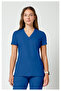 Ww650 Women's Scrubs Single Top Surgical Uniform – Imported, Patched Pockets, Stretchable, Side Slits Doctor Nurse Single Top - 2