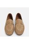 Large Size Women's Loafer Genuine Leather 41-42-43-44- Wooden Leather - 3