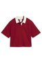 Class Polo Women's Red Casual Style Polo Collar T-Shirt 69401423 - 4