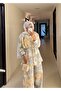 Sofia Patterned Suit Yellow - 8