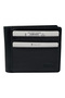 Genuine Leather Horizontal Model Sports Men's Wallet Black