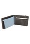 Elastic, Double-Folded, Transparent Internal Compartments, Horizontal Model, Genuine Leather, Sports Men's Wallet, Gray - 3