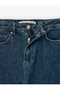 Cotton Pack Regular Leg Pocketed Button Balloon Denim Pants - Balloon Fit Jean - 4