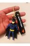 Batman 3D Silicone Keychain with Gold Metal Clip Dc Bag & Car Ornament - 3