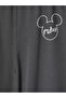 Gray Minnie Mouse Printed Girls' Sweatpants - 3