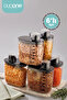 Set of 6 Vacuum Airtight Food Storage Containers -1200 ml