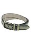 4 Cm. Sports Suede Faux Leather Navy Blue Men's Belt with Bridge Design Khaki Green - 2