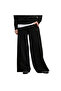 Class Wide Leg Women's Black Casual Style Sweatpants 69401301
