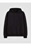 Black Hooded Girl's Cardigan