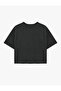 Crew Neck Regular Fit Short Sleeve Stoned T-Shirt - 6