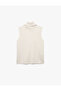 Cotton Blend Sleeveless High Neck Undershirt - 2