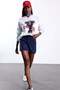Gray New York Written Sweatshirt 02545 - 3