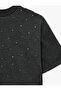 Crew Neck Regular Fit Short Sleeve Stoned T-Shirt - 7