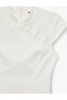 Hakim Collar Short Sleeve Regular Fit Embroidery Detailed Bodycon Mini Dress - 7