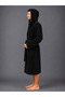 100% Cotton Export Surplus High Weight Hooded Curly Bathrobe - 5