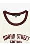 Cotton Regular Fit Color Contrast Piping Short Sleeve Crew Neck Printed T-Shirt - 7