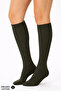Unisex Organic Cotton Flight and Pilot Knee Socks with Special Firming Technology Dark Khaki - 2