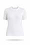 Ecru Crew Neck Short Sleeve Knitwear 5620