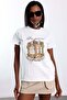 Ecru Cafe Paris Printed T-Shirt 02120 - 4