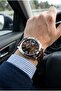Brown Dial Leather Band Men's Wristwatch |   40 mm and 10 Atm - 4