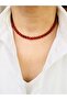 Agate 6 mm Natural Stone 41 cm Necklace