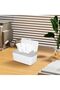 High Capacity Multifunction Tissue Storage Box With Lid Creative Rectangular Wipe Organize - 6