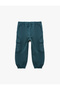 Comfortable Cut Cotton Gabardine Jogger Cargo Pants with Pocket Detail - 2