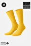 Unisex Organic Cotton Flight and Pilot Knee Socks with Special Firming Technology Mustard - 3