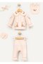 0-3 Months Newborn Baby Set |   Embroidered Lace 5-Piece Baby Clothing Set |   Baby Girl Hospital Release - 2