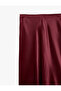 Viscose Fish Cut Midi Satin Skirt - 3