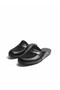 Men's Leather Slippers Embroidered Suede Home Office Guest Dowry Groom