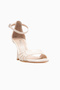 Women's Thin Heeled Shoes 26Y Ykşk-8552 Beige - 4