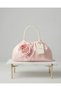 Royale Series Pearl Handle, Ruffled Rose Patterned, Handmade Luxury Bag, Wedding, Evening Dress, Engagement, Celebration, Daily Use.