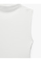 Cotton Slim Fit Sleeveless High Neck Camisole Peplum Blouse - 8