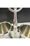 Two-Section Stainless Steel Cutlery with Handle Silver - 6