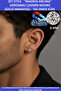 Zet Style – Magnus Arcana - Seal of Invisible Attraction – Strong Magnet Earring (Single Men's Earring) - 2
